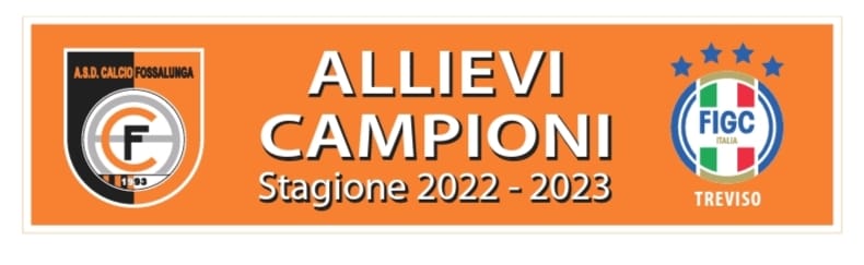 ALLIEVI CAMPIONI 2022/2023